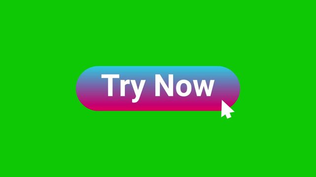 Try now button click animation video