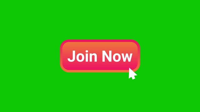 Join now buton click animation video 