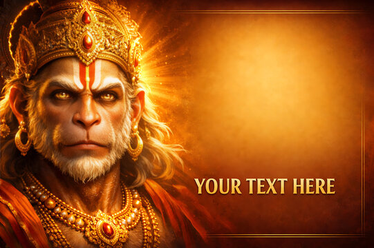 Bajrangbali Hanuman Janmastani Jayanti Celebration Ram Bhakt Hanuman Festival India Spiritual पूजा Devotional Poster Background Festive Design Template