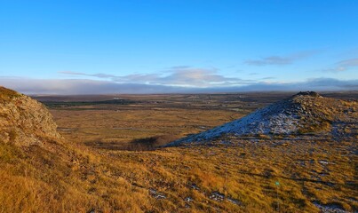 Krajobraz stepów na Islandii © Asnyko