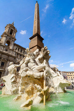 Fontana dei Fiumi  in Rom