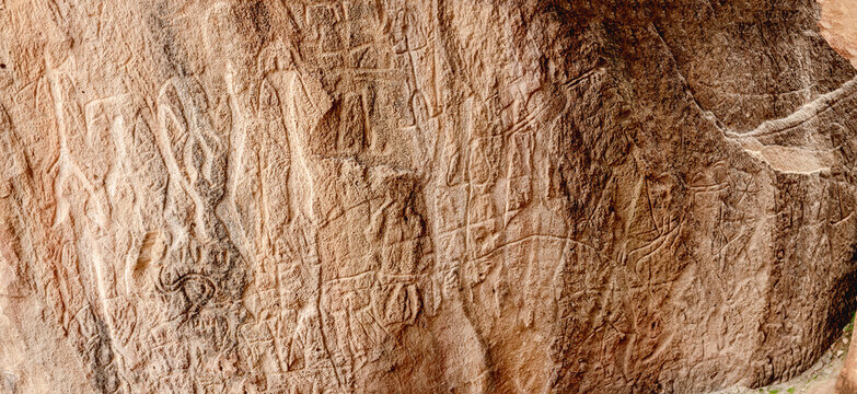 Rock Paintings In Gobustan National Historical Artistic Reserve