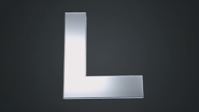 Metal L shaped bracket closeup.