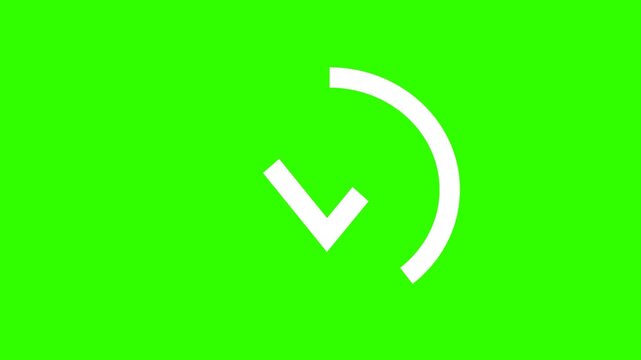 Checkmark Symbol on a Bright Green Background with Simple Design