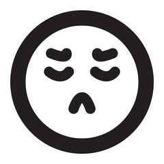 Obraz premium icon emoticon snooty