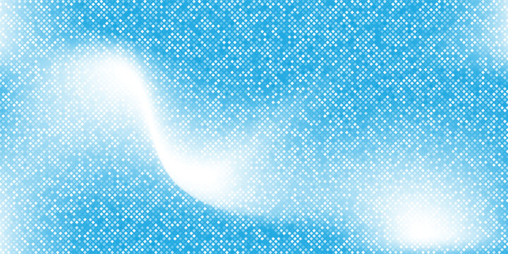 Blue sky gradient background with square halftone dots clean modern business presentation backdrop