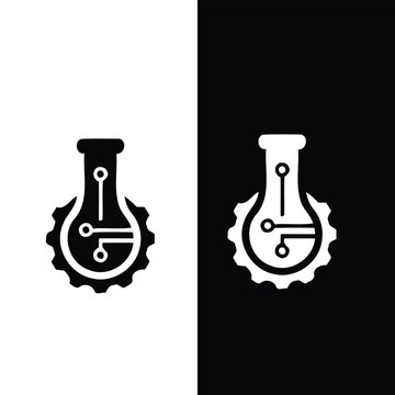 vector illustration of a set of vases