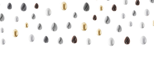 Easter egg background with modern and abstract design, perfect for holiday greetings, promotions, and springtime celebra © vegefox.com