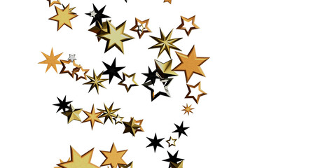 Naklejka premium Stylish background with glittering stars. Perfect for holiday themes, greeting cards, or celebratory designs. Adds a tou