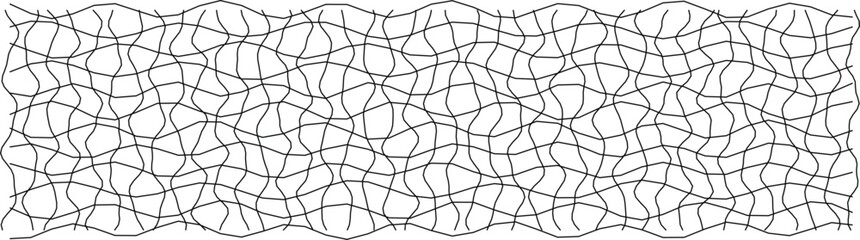 Obraz premium An abstract image showcasing a distorted grid pattern with wavy lines, ideal for modern design projects.