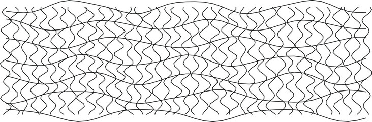 Obraz premium An abstract wavy grid pattern, ideal for modern design projects and creative backgrounds.