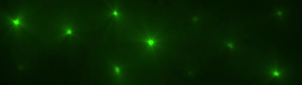 Paparazzi camera flashes, blinking flashlights animation. Photography Flash Effect. Green color loop and flickering light rays in black background.