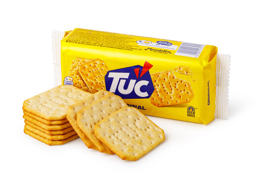 Tuc original crackers package with salted biscuits