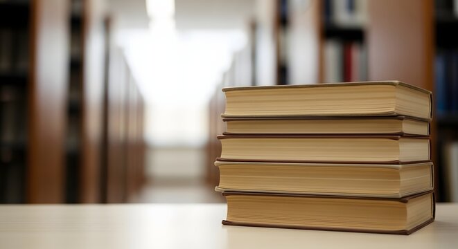 Celebrating world book day with a stack of timeless novels and literature