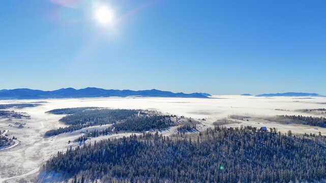 Fresh Snow Morning Flight Tarryall South Park CO Mar 4, 2026