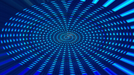 Fototapeta premium Blue digital data tunnel abstract technology background