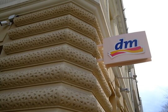 Belgrade, Serbia &ndash; March 21, 2026 &ndash; dm drogerie markt store sign 