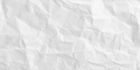 Obraz premium Abstract white crumpled and creased recycle paper texture background