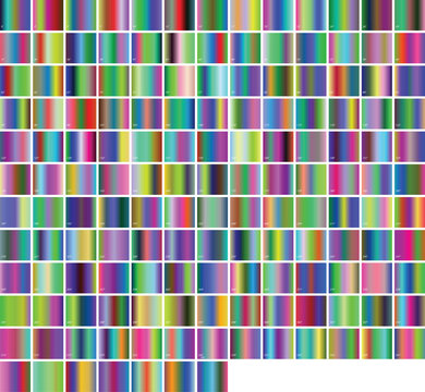 Ultimate Gradient Color Palette Swatches Set Colorful Abstract Square Background Elements For Digital Art And Design
