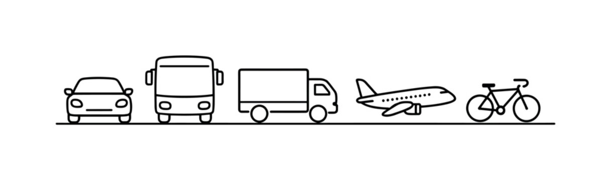 Modern transportation system and urban mobility services supporting everyday commuting, logistics, and connected city infrastructure for efficient movement, a car front view, a bus