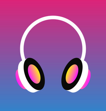 Modern White Headphones