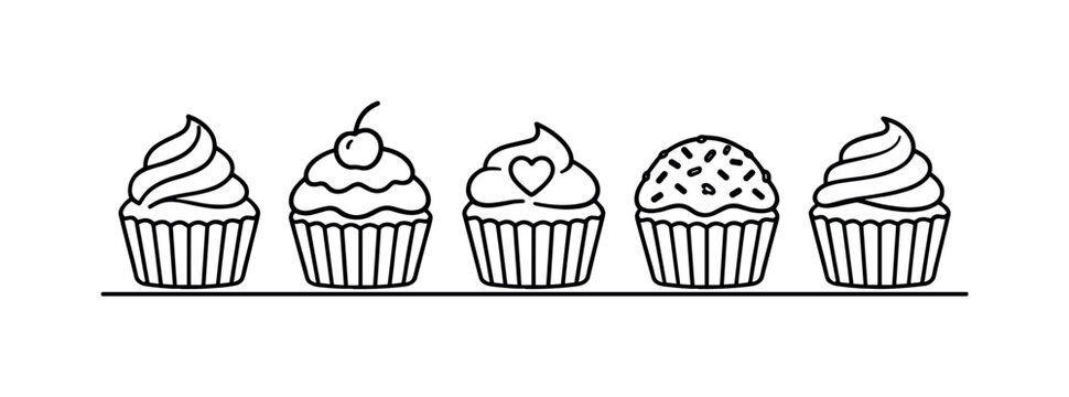 Sweet dessert treats and bakery delights representing indulgent snack moments, celebration sweets, and cheerful pastry shop offerings enjoyed during everyday breaks and special