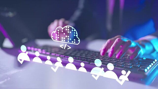 AI human resources and digital recruitment technology. Online job search system, smart resume screening, candidate selection, future workforce management, and cloud data analysis concept