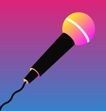 Microphone Device Clean Sound Equipment Concept