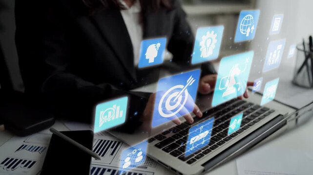 Business strategy defines goals and long-term direction. A clear business strategy supports decision-making, with business strategy driving growth and business strategy execution. Funnel