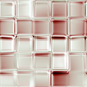 Pattern of glass block wall. Glass wall with abstract layer effect.