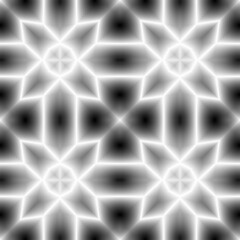 Geometric Star Flower Heightmap Displacement Texture © Akova