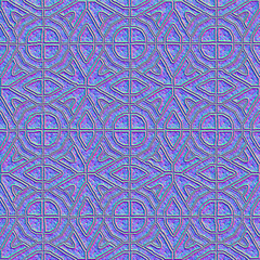 Tribal Pattern Normal Map for 3D Shaders © Akova