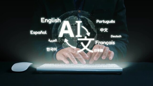 Global communication with multiple languages, digital translation tools, multilingual technology, cross-cultural communication, and virtual language learning environments. Elide
