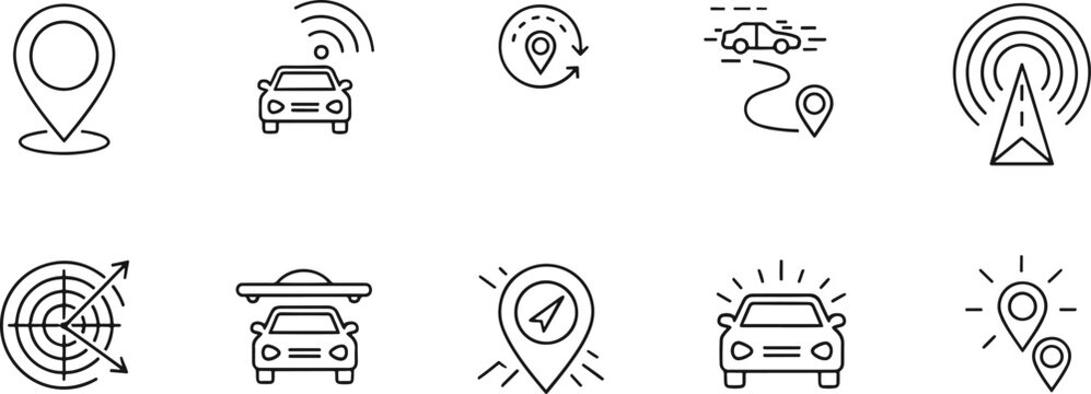 Collection of business and productivity icons