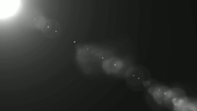 High-quality stock footage of sun rays light effects, for desi Optical Lens flare light background	