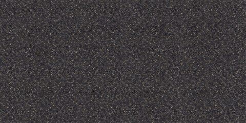 Fototapeta premium An abstract closeup of a dark, rough black leather and fabric material texture with a textured stone surface pattern resembling a grey asphalt road backdrop