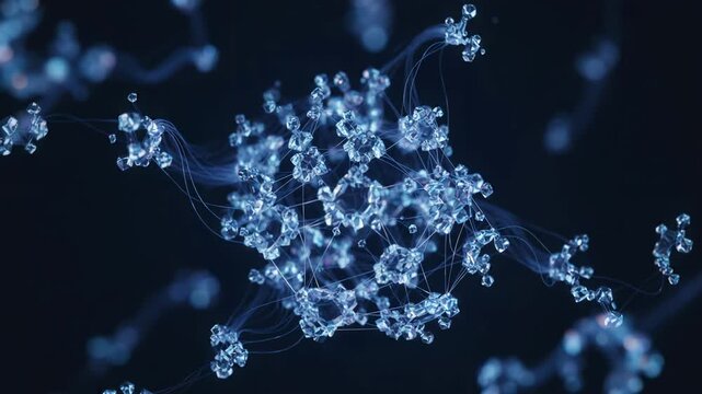 Medium closeup of a topicbased semantic knowledge panel showing interrelated facts and entities keeping the main panel sharp while the peripheral content is blurred.