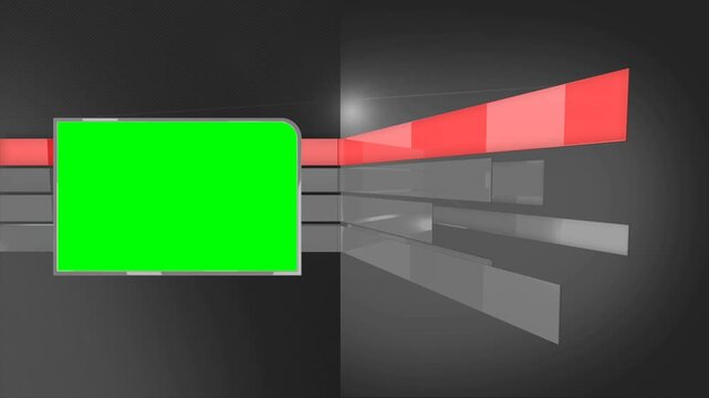 Modern Glass Stripes World Opener with Futuristic Chroma Key and Dynamic Broadcast Frame Design