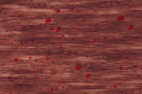 Abstract Animated Advertising Background with Red Splatter Texture, Vibrant Motion Backdrop Featuring Rustic Wood Grain, Surreal Animation with Dramatic Stain Effects, Dynamic Visual Surface of Textur