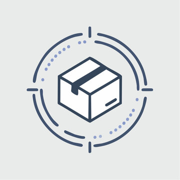 Paket Icon Lieferung einfach