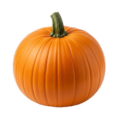 Obraz premium A vibrant orange pumpkin on transparent background