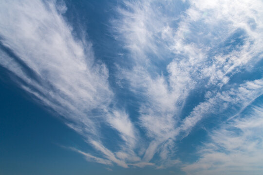 Canada, BC, Chilliwack.  Cloudscape over the Fraser Valley
