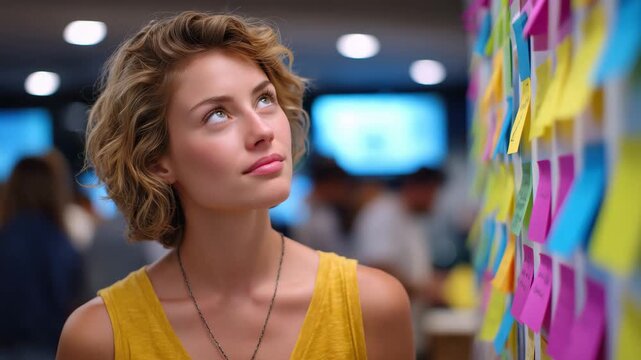 74Connectioneering at a design sprint, sticky notes and sketches connecting ideas across walls and minds