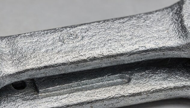 Closeup medium shot of zinc plating on steel hand tools showcasing the electrodeposition technique and uniform corrosionresistant finish.