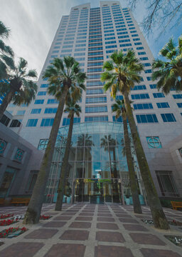 The Wells Fargo Center skyscraper in Sacramento on March 21, 2026 in Sacramento, California 