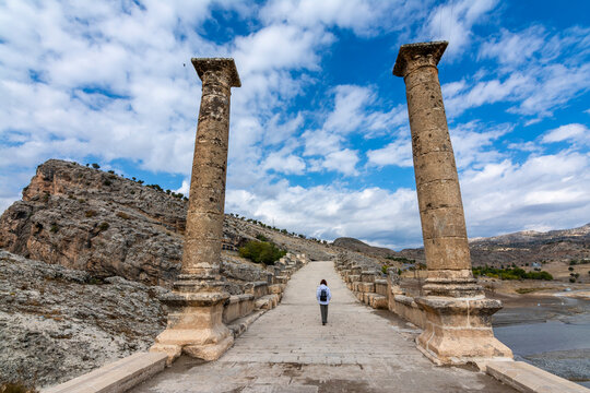 Historical Cendere Bridge in Adiyaman Province