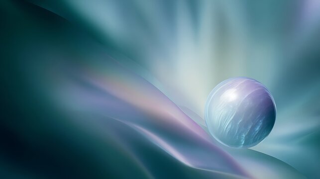 Glowing moonstone gemstone shine abstract background with iridescent hues and soft lighting effects
