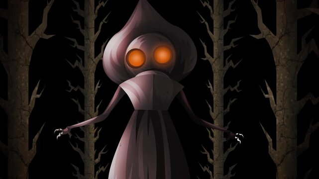 flatwoods monster cryptozoology monster walking in the dark forest