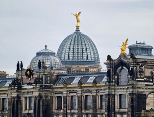 Elegant historic architecture. Captivating historic domes and intricate building ornamentation in cityscape © Vladimir