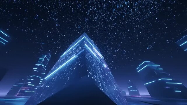 abstract background with stars